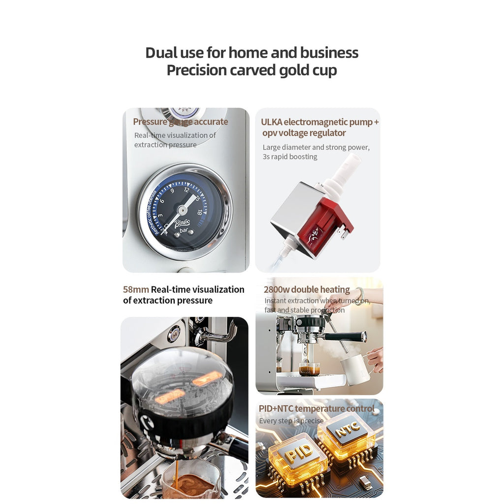 Bincoo S1 Pro Semiautomatic Espresso Machine