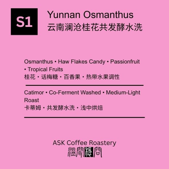 S1 Yunnan Osmanthus Co-Ferment Washed