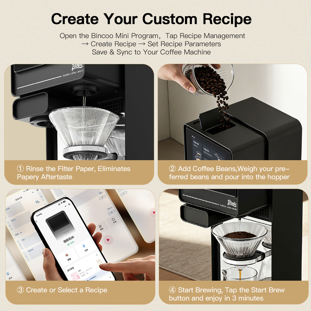 Bincoo Automatic Pour Over Coffee Machine