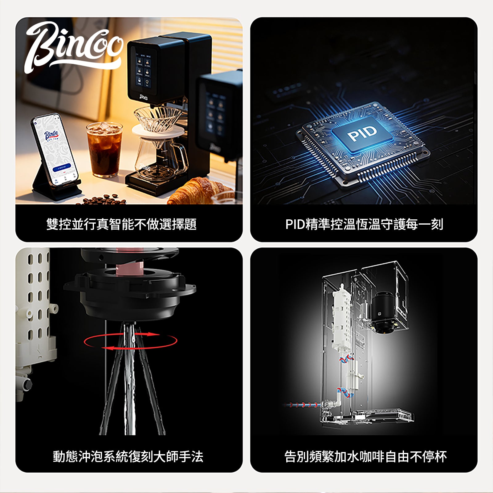 Bincoo PO01 Conductor Automatic Pour Over Machine (Without Built-in Grinder)