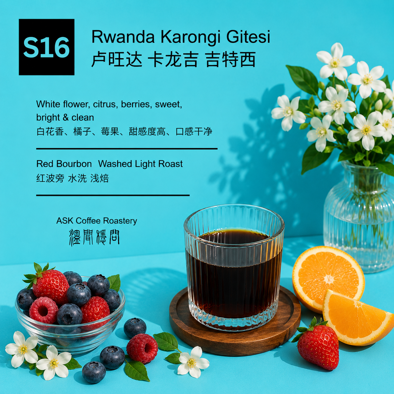 S16 Rwanda Red Bourbon Washed