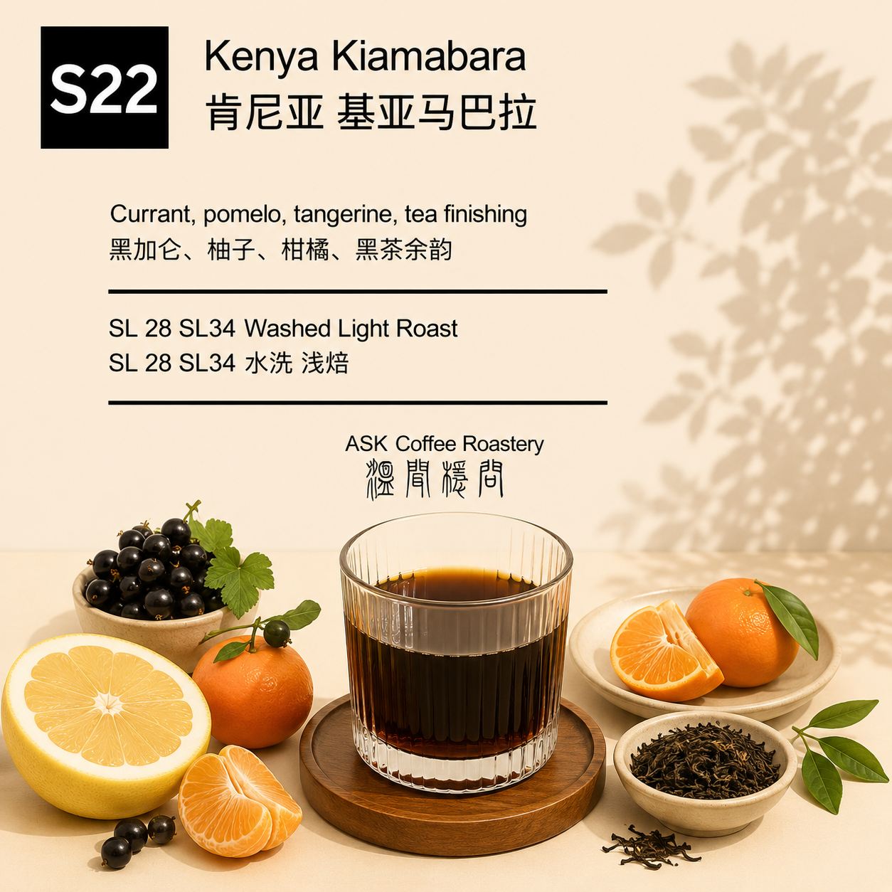S22 Kenya SL28 SL34 Washed