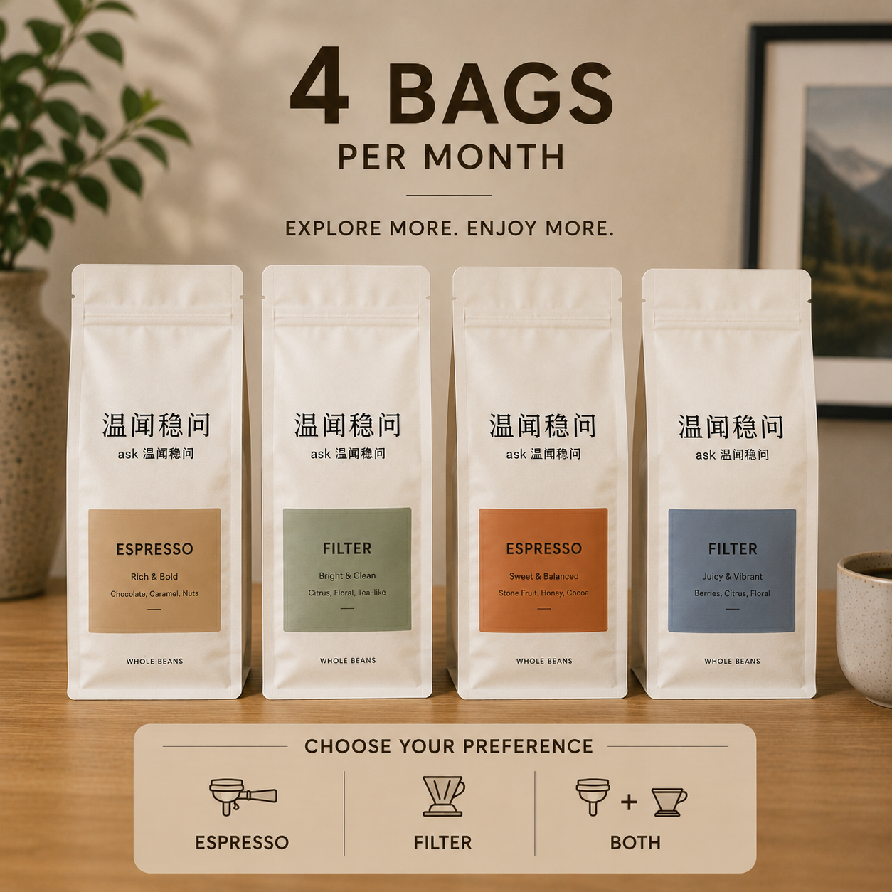 Roaster's Choice Coffee Beans Subscription