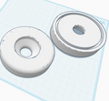 DF64 Gen 1 Doser Bellow In White PETG