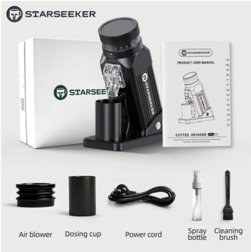 Starseeker E64 64mm Flat Burr Single Dose Coffee Grinder