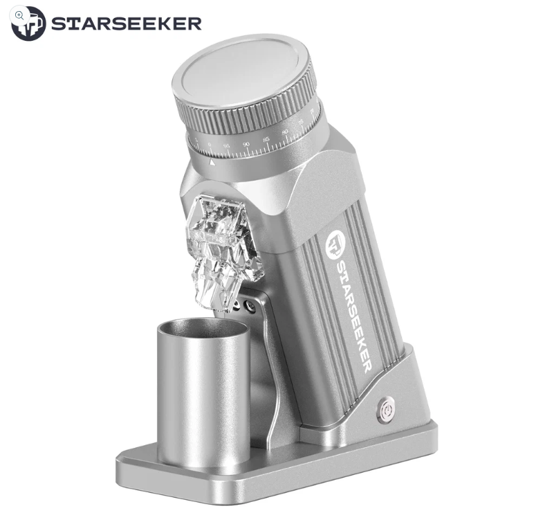 Starseeker E64 64mm Flat Burr Single Dose Coffee Grinder